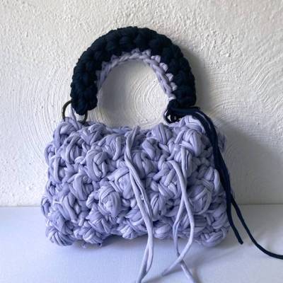 Gala Handtasche Queens Bag Blue – Hollywood-Flair der 50er! Handmade, nachhaltig & einzigartig