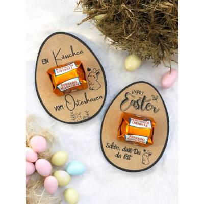 Oster Anhänger Printable – Minimalistische Kraftpapier Deko & Geschenkanhänger PDF