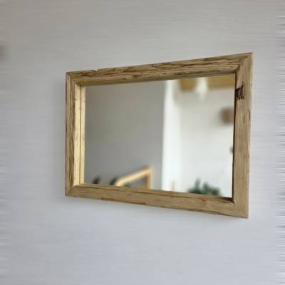 Altholz Spiegel Holzregal Althozspiegel Loft S2256 upcycling nachhaltig Handarbeit