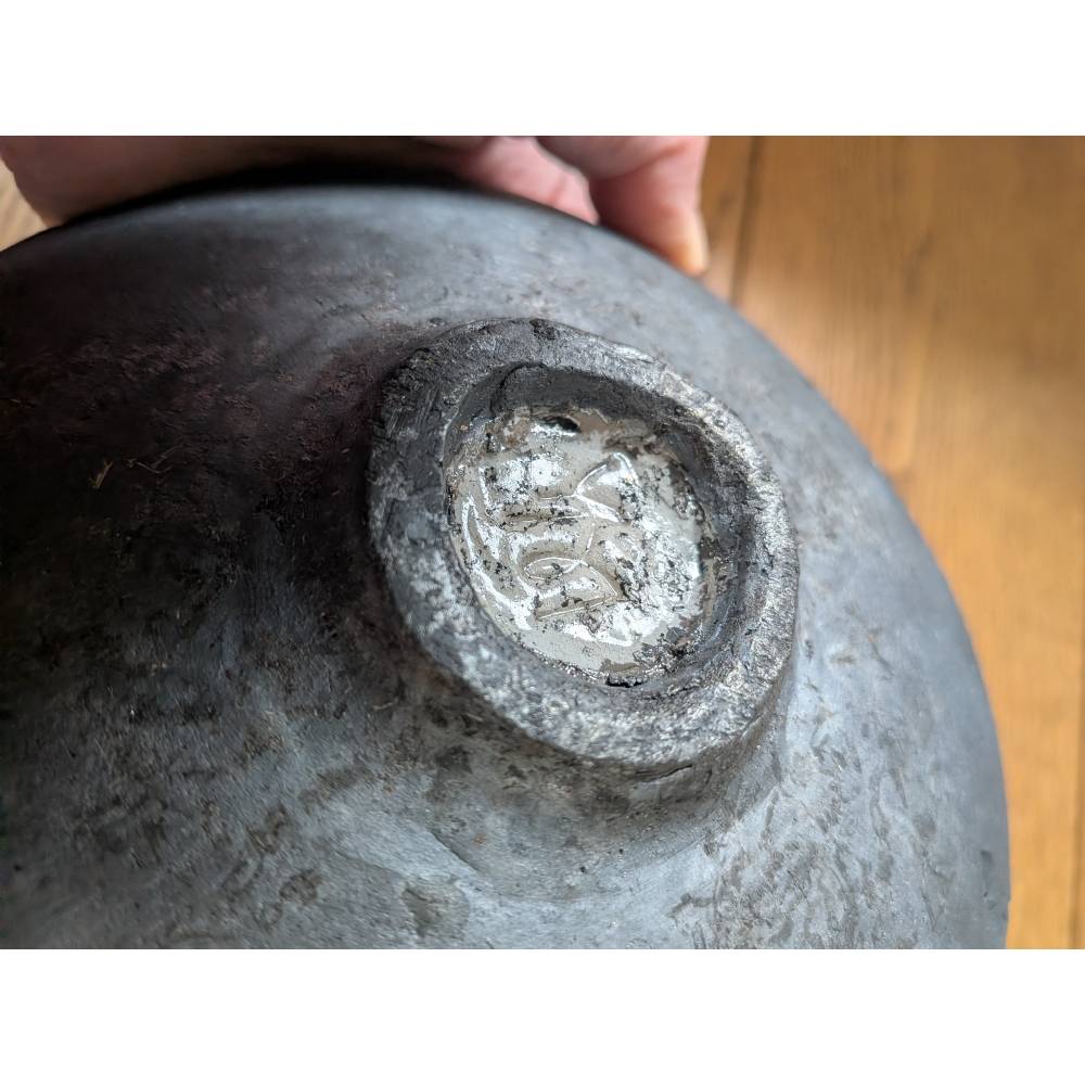 Raku Keramik Schale – Handgefertigte Unikatschale im Rakubrandverfahren Bild 3