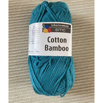 Wolle „Cotton Bamboo“ von Schachenmayr, Baumwollgarn mit Viskose in türkisgrün