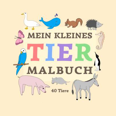 Tier-Malbuch PDF zum Ausdrucken – 40+ liebevoll illustrierte Tiere für Kinder & Erwachsene
