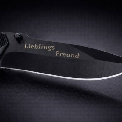 Taschenmesser "LieblingsFreund" – personalisiertes Männergeschenk mit Gravur und Wunschtext