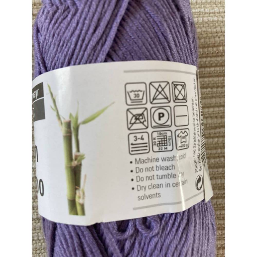 Wolle Cotton Bamboo von Schachenmayr, Baumwollgarn mit Viskose in lila