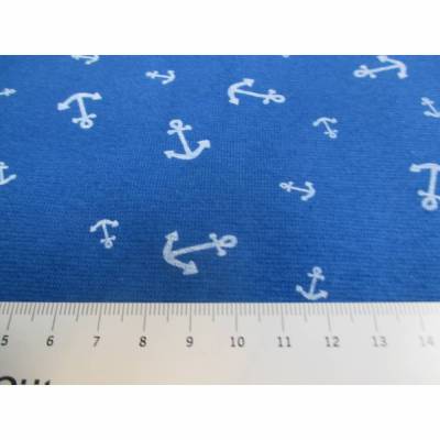 Bündchen glatt Anker blau,Oeko-Tex Standard 100(1m/9,-€)