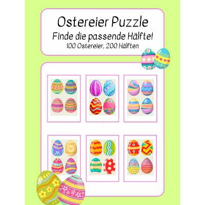 Ostereier Puzzle - Finde die passende Hälfte