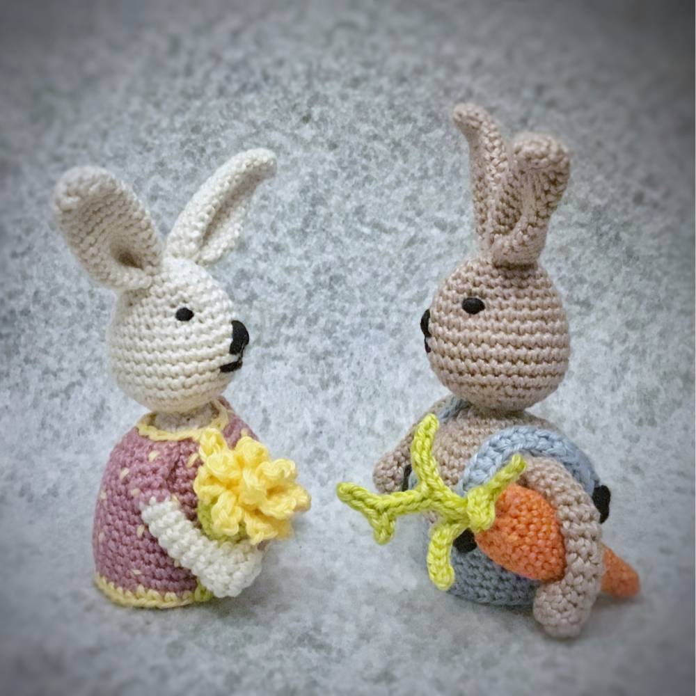 Eierwärmer Benno + Polly Hase, Häkelanleitung für eine tolle Dekoration zu Ostern Bild 4