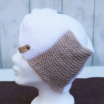 Ohrwärmer gestrickt Strickmode Stirnband Turban Handarbeit edle Farben