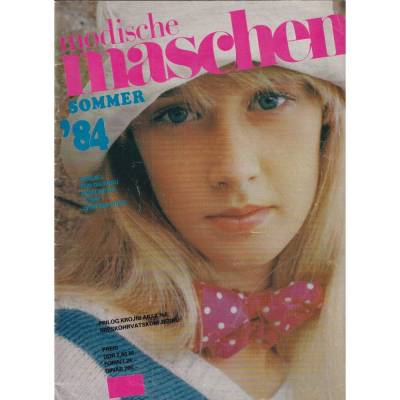 Zeitschrift Modische Maschen 1/84 Sommer 1984 DDR Vintage aus den 1980er Jahren