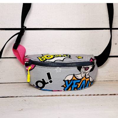 Kleine, praktische Bauchtasche, Comic
