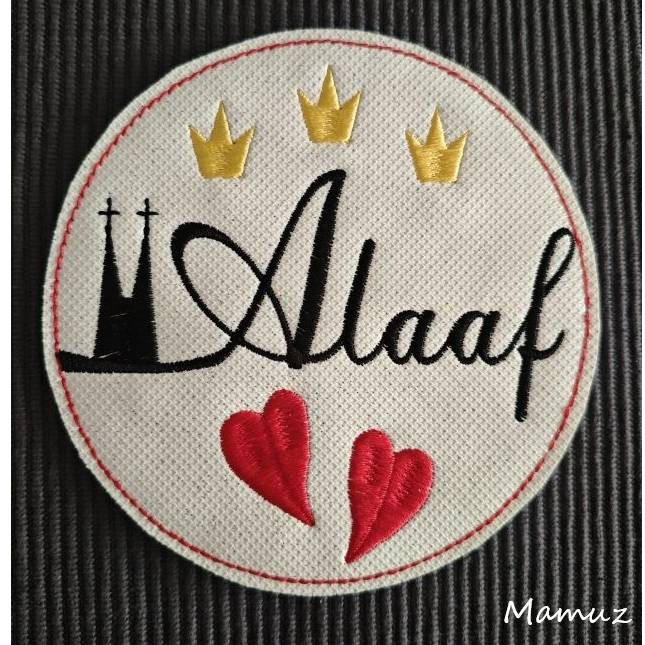 Alaaf Dom, ITH Stickdatei 10 x 10, Köln, für Karneval, Fasching, Fasnet Bild 1