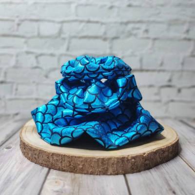 Scrunchie MERMAID – Metallic-Effekt, türkis | Haargummi, Haarband | RÄUBERKIND