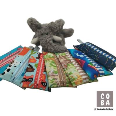 Tatüta Taschentüchertasche für Kinder – handgemachte Stoffhülle für Taschentücher | kleines Geschenk