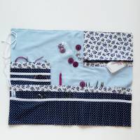 Stricknadeltasche für Seilsysteme – Handarbeitstasche & Organizer für Stricknadeln, Rundstricknadeln & Zubehör Aufbewahrung
