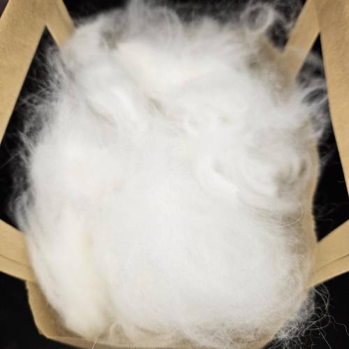 50g Angorawolle zum Spinnen, Filzen, Basteln, Füllen, Stopfen