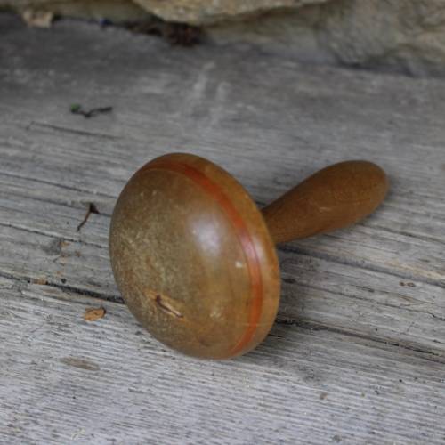 Vintage Stopfpilz aus Holz / rustikales Nähzubehör