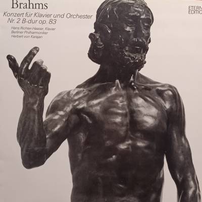  LP Brahms- Konzert für Klavier und Orchester Nr.2 B-dur-op. 83  -  VEB Deutsche Schallplatten Berlin -  1974