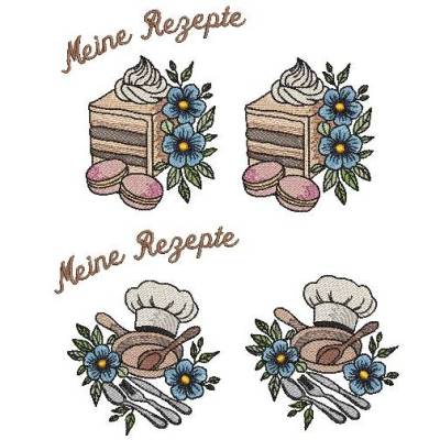 Stickdatei Kochen Backen Meine Rezepte