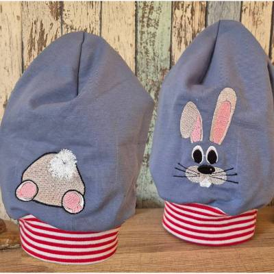 Osterhase vorne / hinten – Kostenlose Stickdateien für 10x10 cm