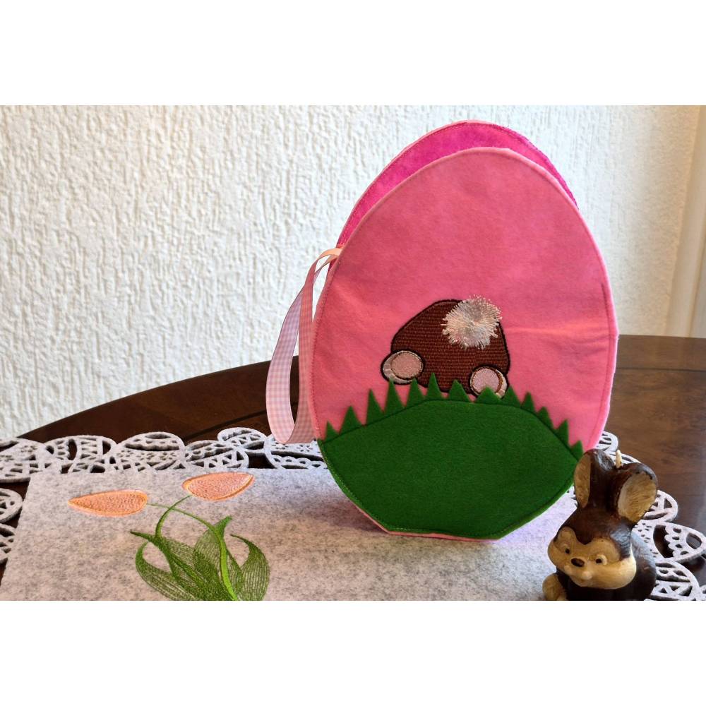 Osterhase vorne / hinten – Kostenlose Stickdateien für 10x10 cm Bild 5