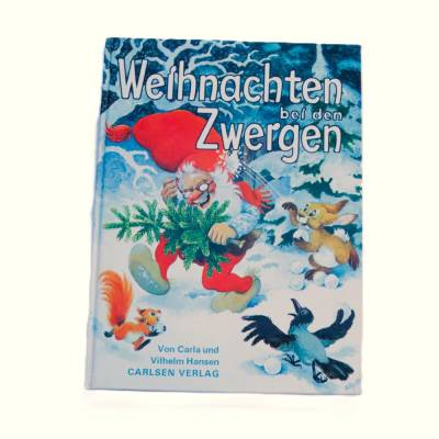 Vintage Kinderbuch Weihnachten bei den Zwergen Weihnachtsbuch Xmas Geschichte Zeichnungen Vorlesebuch 