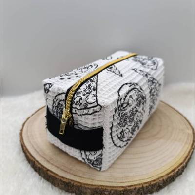 Cozy Bag - Kosmetiktasche - Tasche - aus Waffelpique * Pizza