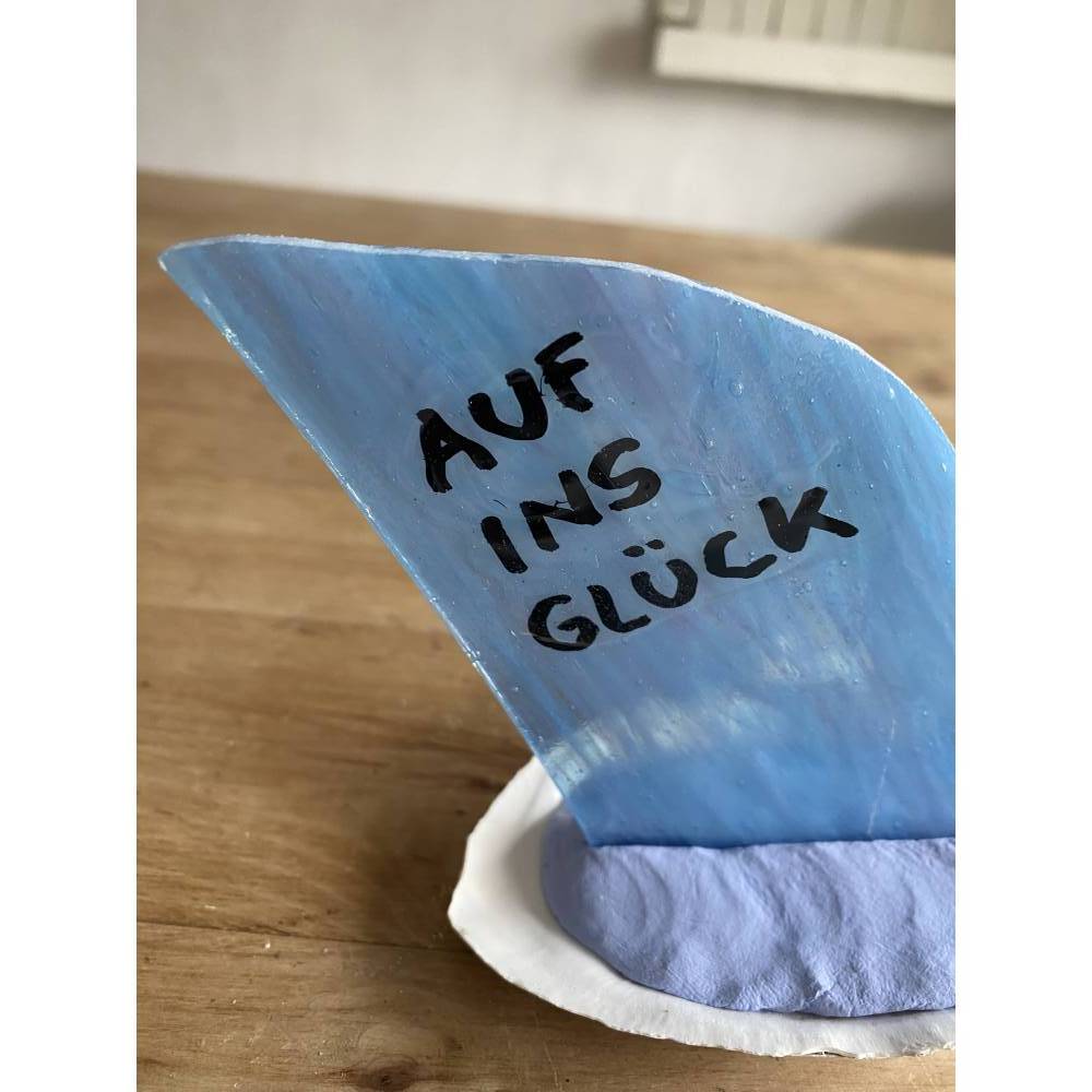 Kleines Segelboot mit Botschaft, Sprüche, Geschenk oder Dekoratives, Segelschiff Bild 10