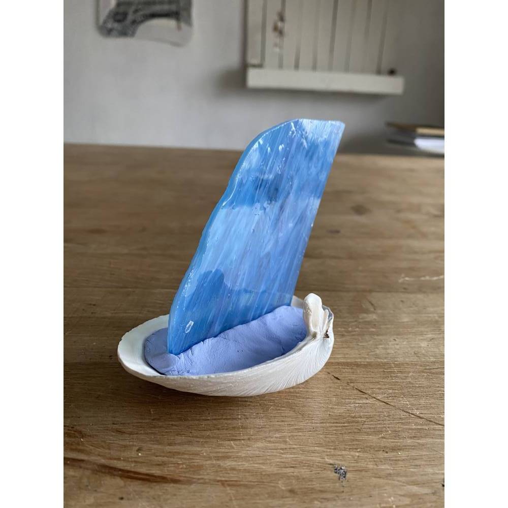 Kleines Segelboot mit Botschaft, Sprüche, Geschenk oder Dekoratives, Segelschiff Bild 5