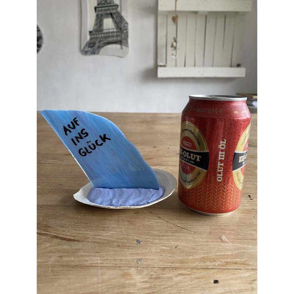 Kleines Segelboot mit Botschaft, Sprüche, Geschenk oder Dekoratives, Segelschiff Bild 6