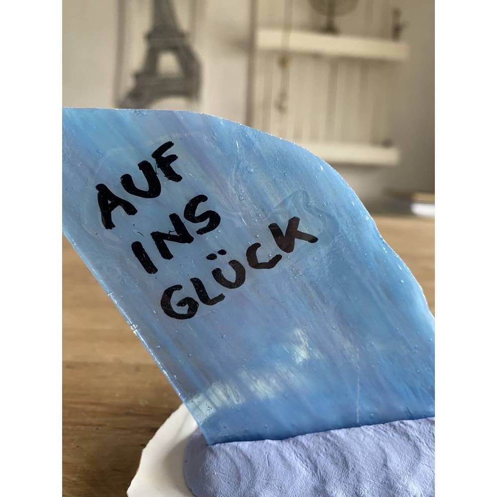 Kleines Segelboot mit Botschaft, Sprüche, Geschenk oder Dekoratives, Segelschiff Bild 9