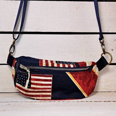 Kleine, praktische Bauchtasche, amerikanische Flagge