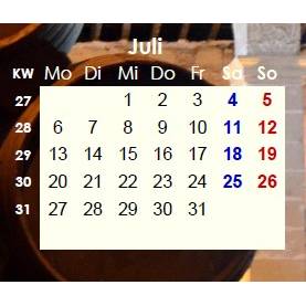 Jahreskalender 2026 auf einen Blick - Sherryfässer PDF – DIN A4 zum Ausdrucken Bild 5