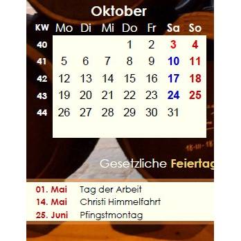 Jahreskalender 2026 auf einen Blick - Sherryfässer PDF – DIN A4 zum Ausdrucken Bild 6