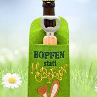 Stickdatei Ostern für Flaschenöffner Tasche