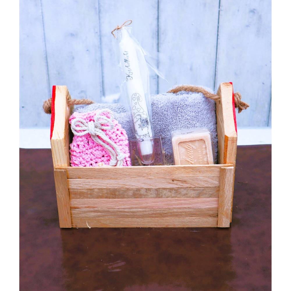 Geschenk Set Geschenk Idee Wellness Holzbox 