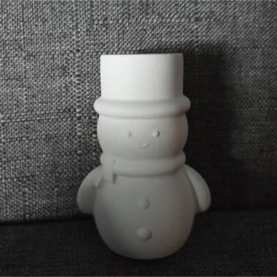 Rohling "Kerzenhalter Schneemann" zum selbst gestalten ~ Gießling ~ Kerze ~ Weihnachten