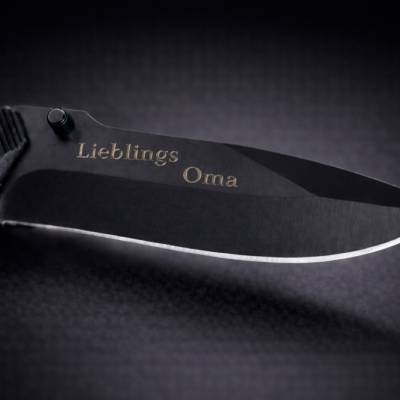 Graviertes Taschenmesser – „LieblingsOma“ | Praktisches Geschenk mit persönlicher Botschaft
