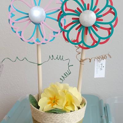 Garten Windmühle mit Beleuchtung