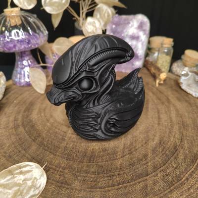 Alien Gummiente – Dekofigur