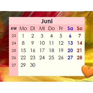 Jahreskalender 2026 auf einen Blick – Akustik, PDF – DIN A4 zum Ausdrucken Bild 5