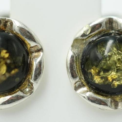 Bernstein Ohrstecker 925 Silber Schmuck Ohrschmuck Bernsteinschmuck Top Edel