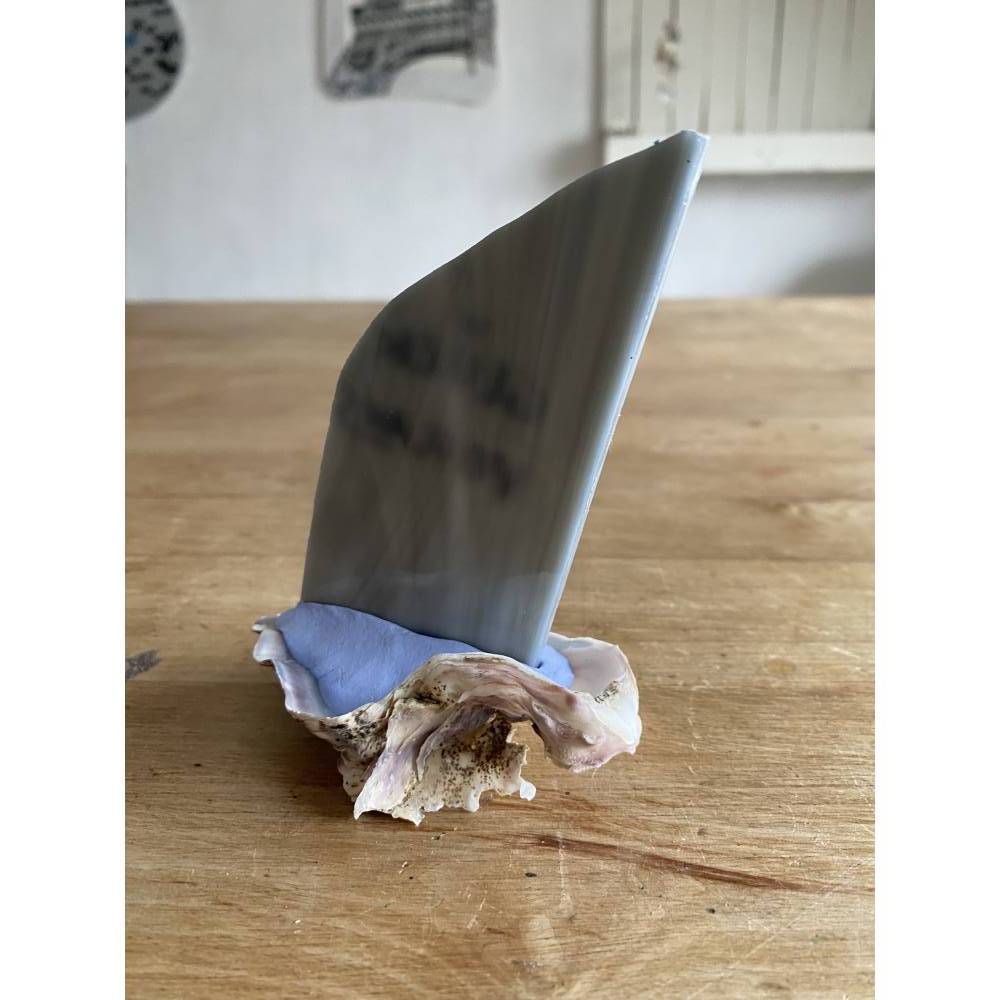 Muschel Segelschiff mit Spruch, kleines Geschenk für Meerliebhaber, Segelboot als Dekoration Bild 9