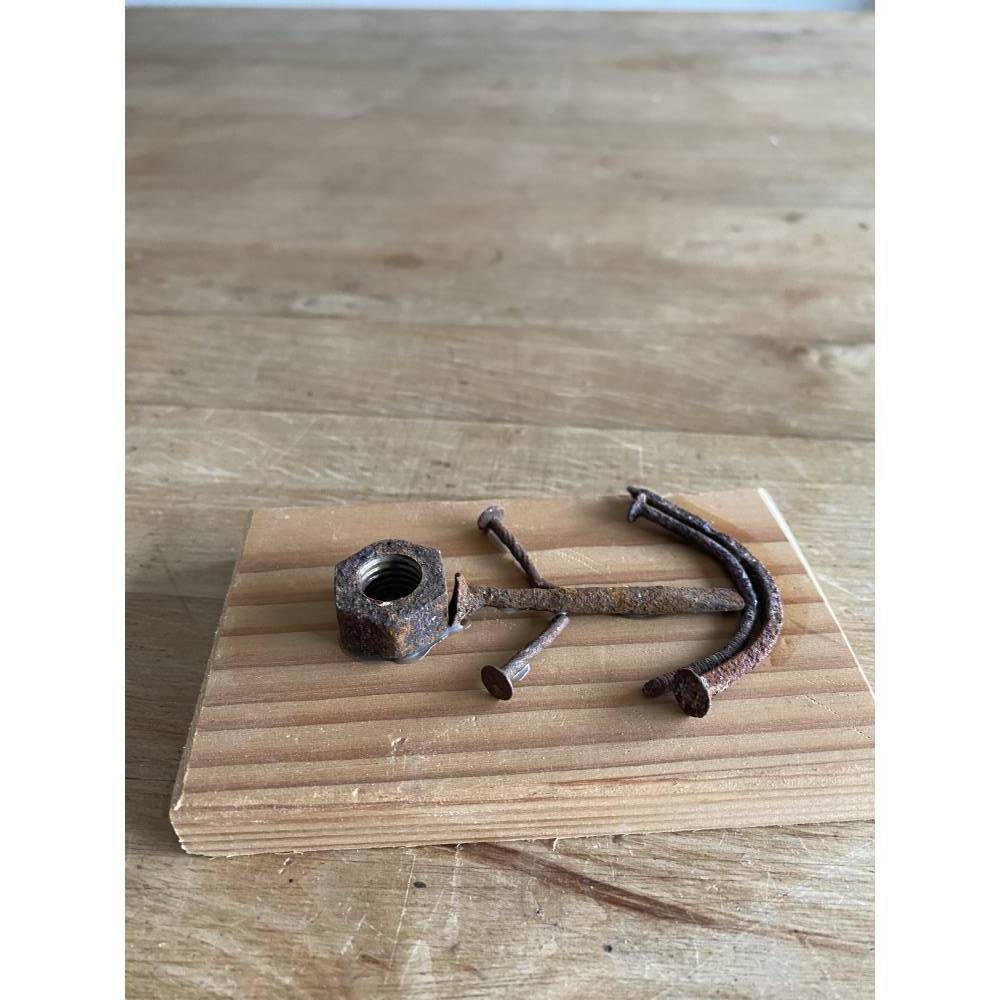 Kleines Holzschild mit Anker, Upcycling, Spruchschild, kleines Geschenk, Home Deko Bild 8