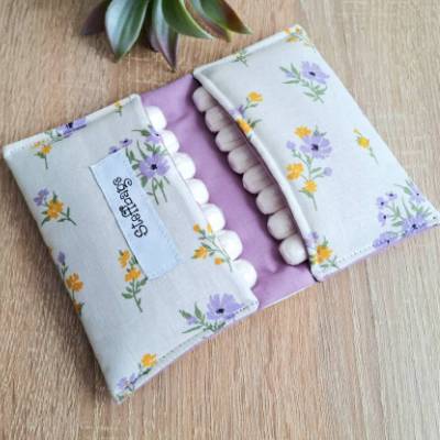 Tampontasche, Tampon Etui,Blumen, Hygienartikel Etui, Hygienetasche, Periodentasche, Erste Menstruation Geschenk