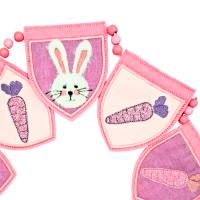 Stickdatei Wimpel mit Hase ITH
