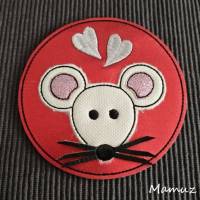 Karneval Mäuschen, ITH Stickdatei 10 x 10, 2 Dateien, für Karneval, Fasching, Fasnet, Köln