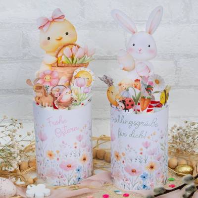 Duplo Banderole Ostern – DIY Bastelvorlage für Kinder, Ostergeschenk basteln, Ostermitbringsel DIY Verpackung 