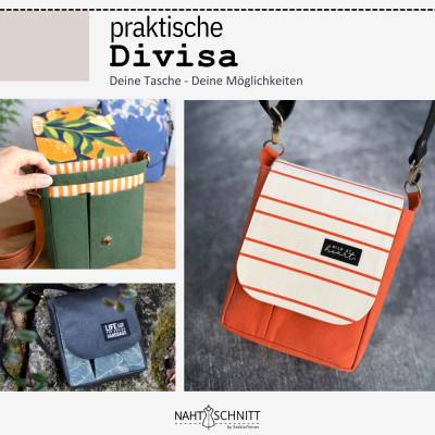 praktische Divisa - Deine Tasche-Deine Möglichkeiten - Naht&Schnitt -  kleine Messengerbag