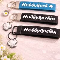 Hobbykoch Schlüsselanhänger aus Filz – Originelles Geschenk für Koch und Köchin
