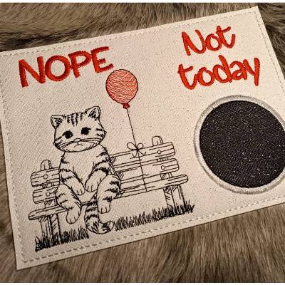 MugRug / Tassenuntersetzer Katze personalisierbar aus Kunstleder – Geschenkidee